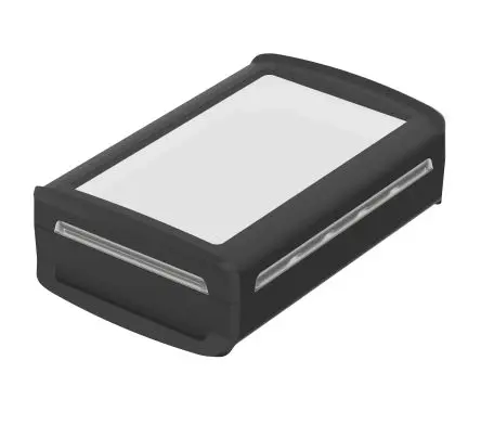 Produktfoto 1 von Bopla BoVersa; Universalgehäuse; Polycarbonat; Klar, Schwarz IP66, IP68 Breite 42 mm Höhe 88 mm Länge 134.9 mm
