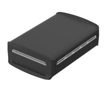 Produktfoto 1 von Bopla BoVersa; Universalgehäuse; Polycarbonat; Schwarz, Klar IP68, IP66 Breite 42 mm Höhe 88 mm Länge 134.9 mm