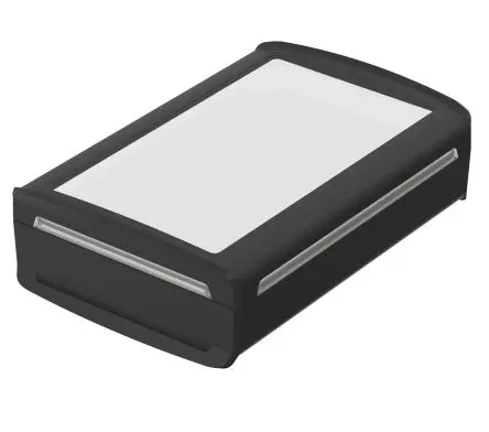 Produktfoto 1 von Bopla BoVersa; Universalgehäuse; Polycarbonat; Schwarz, Klar IP66, IP68 Breite 52 mm Höhe 120 mm Länge 180 mm