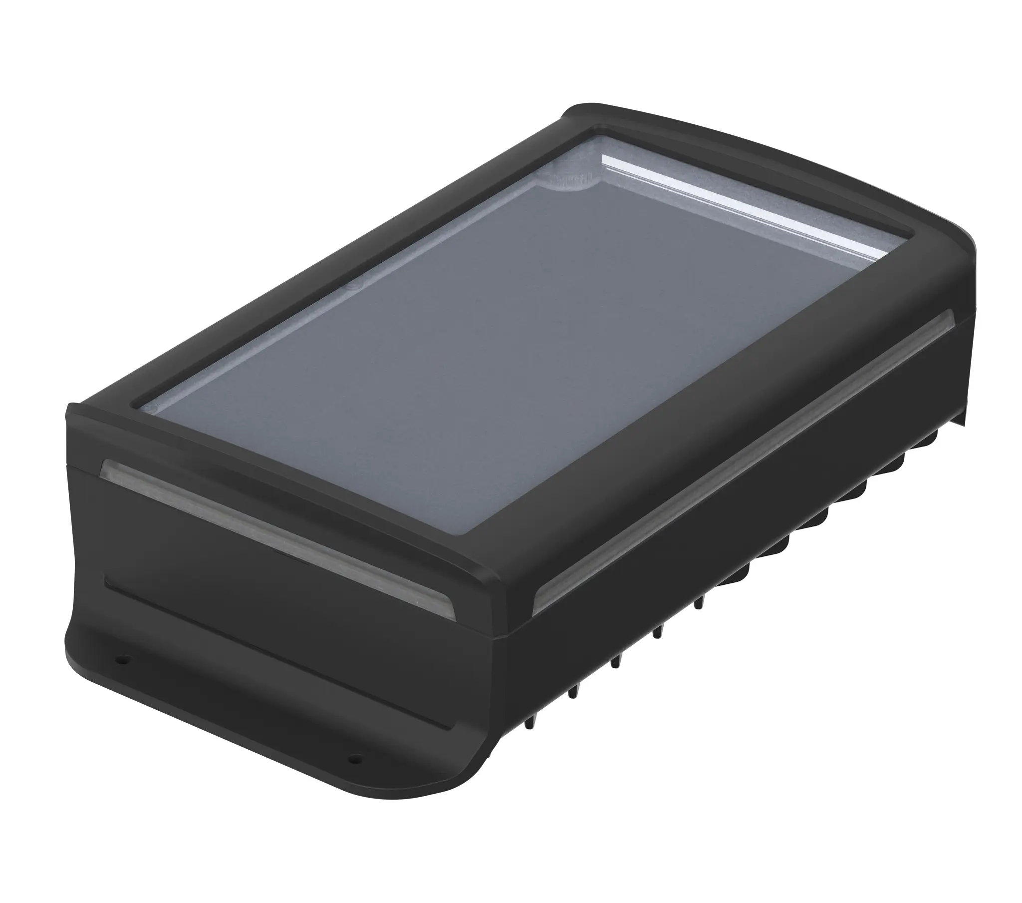 Produktfoto 1 von Bopla BoVersa; Universalgehäuse; Polycarbonat; Klar, Schwarz IP68, IP66 Breite 66.5 mm Höhe 140 mm Länge 258 mm
