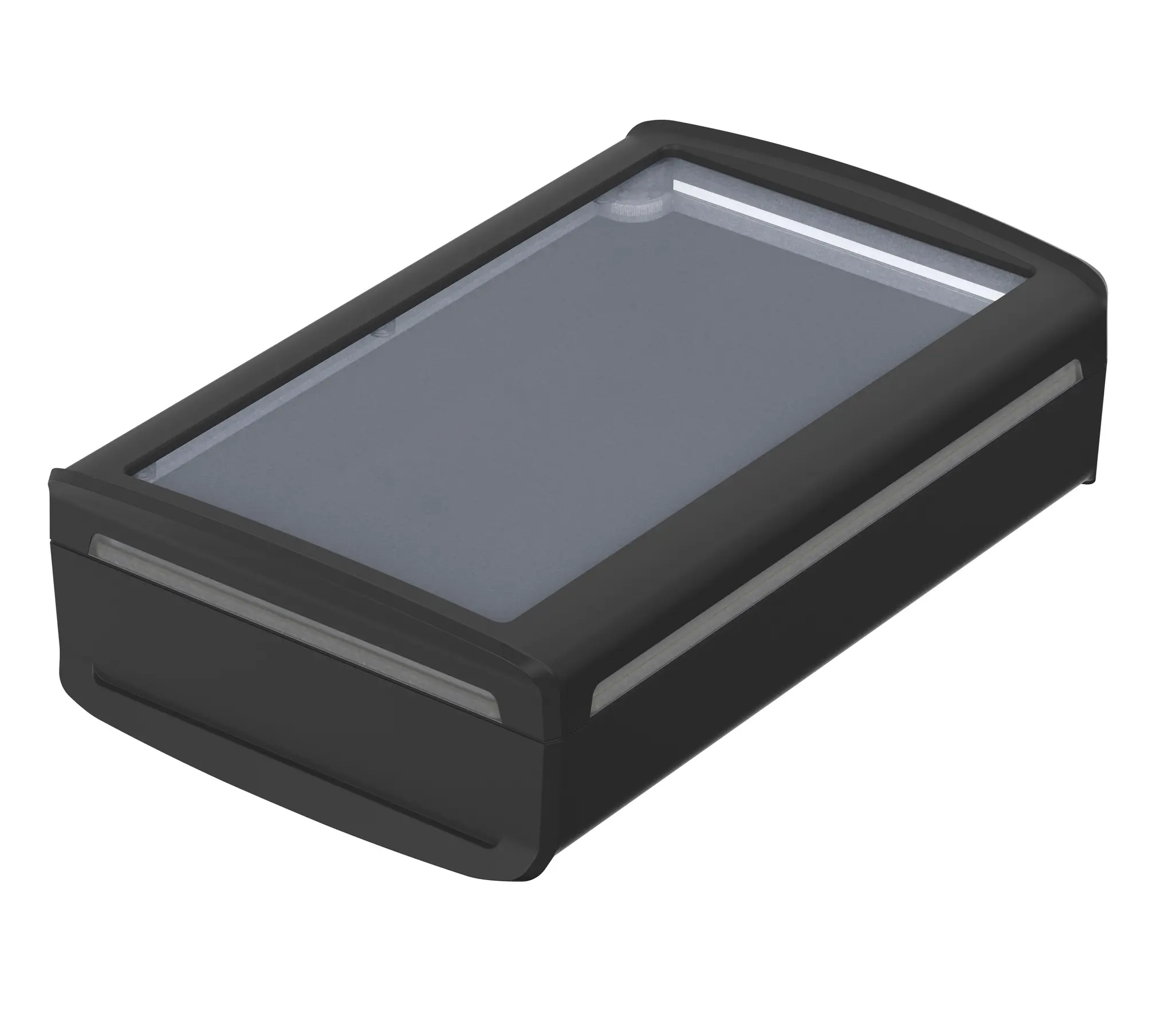 Produktfoto 1 von Bopla BoVersa; Universalgehäuse; Polycarbonat; Klar, Schwarz IP66, IP68 Breite 63 mm Höhe 140 mm Länge 222.3 mm