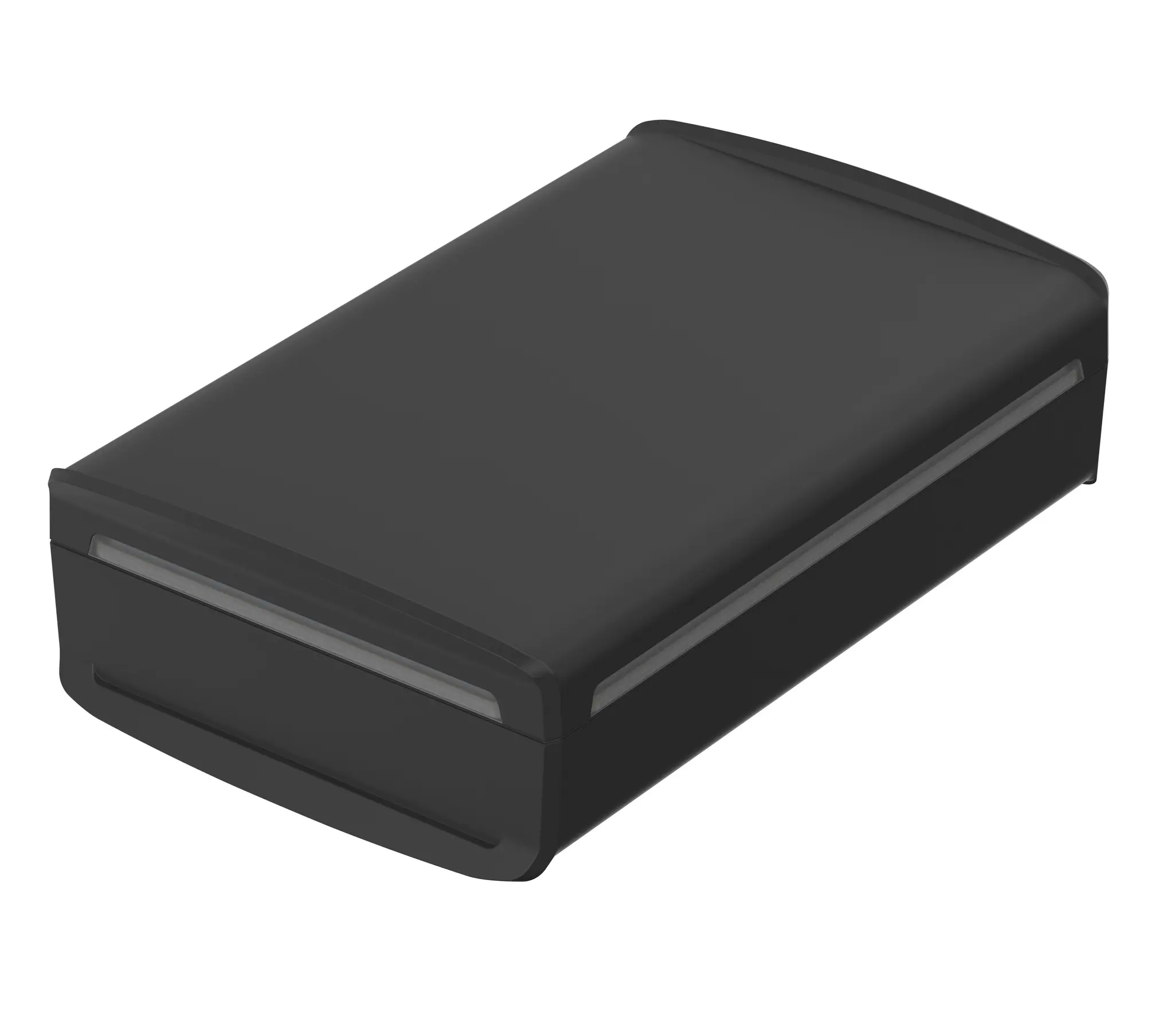 Produktfoto 1 von Bopla BoVersa; Universalgehäuse; Polycarbonat; Schwarz, Klar IP66, IP68 Breite 63 mm Höhe 140 mm Länge 222.3 mm