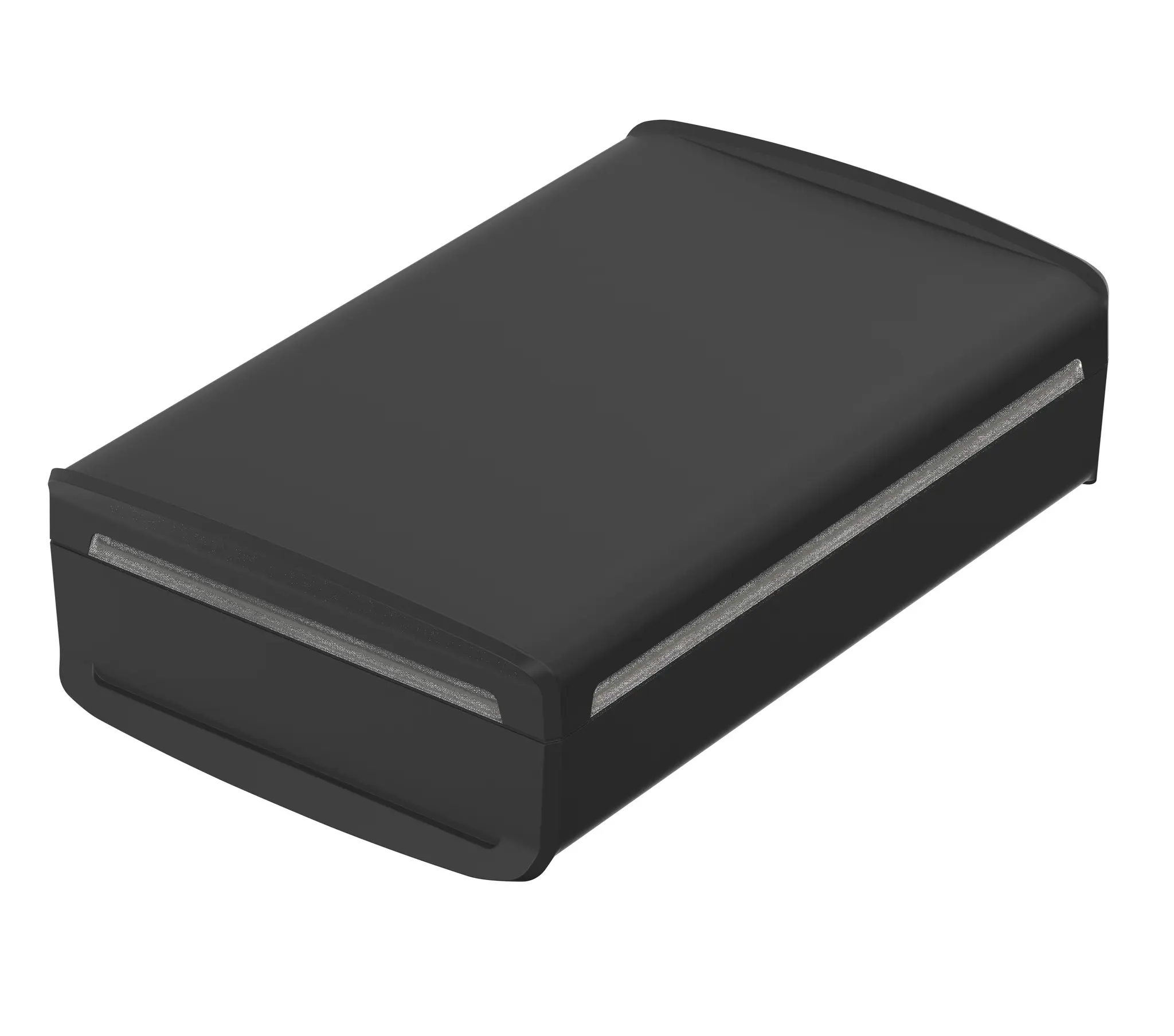 Produktfoto 1 von Bopla BoVersa; Universalgehäuse; Polycarbonat; Klar, Schwarz IP68, IP66 Breite 63 mm Höhe 140 mm Länge 222.3 mm