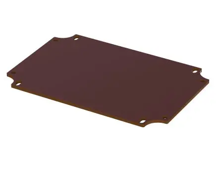 Produktfoto 1 von Bopla BoVersa; Universalgehäuse; Polycarbonat; Braun IP66, IP68 Breite 77.5 mm Höhe 2 mm Länge 114.5 mm