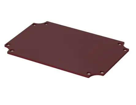 Produktfoto 1 von Bopla BoVersa; Universalgehäuse; Aluminium; Braun IP66, IP68 Breite 76 mm Höhe 2 mm Länge 113.3 mm