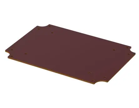 Produktfoto 1 von Bopla BoVersa; Universalgehäuse; Polycarbonat; Braun IP66, IP68 Breite 109.5 mm Höhe 2 mm Länge 159.5 mm