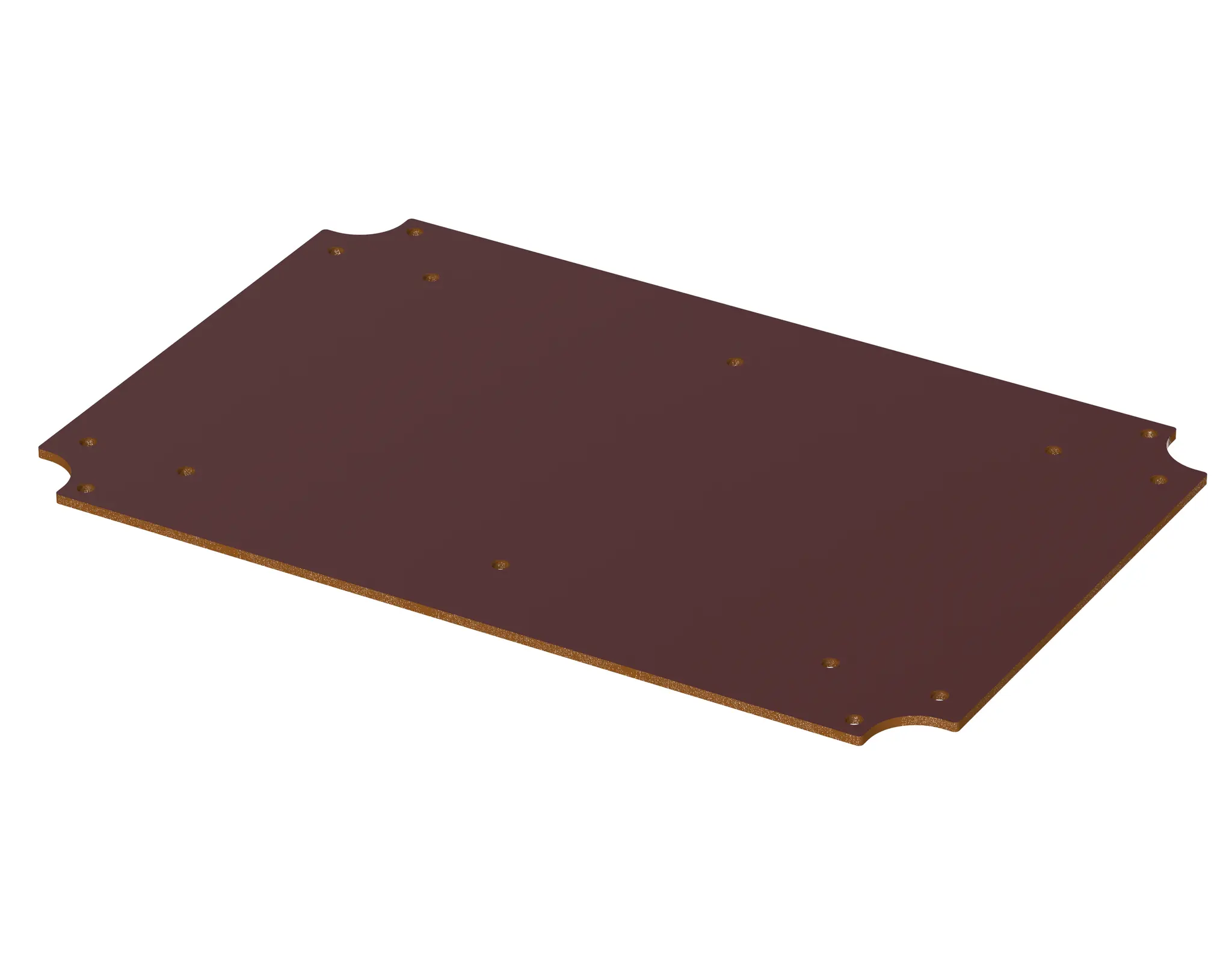 Produktfoto 1 von Bopla BoVersa; Universalgehäuse; Polycarbonat; Braun IP68, IP66 Breite 129.5 mm Höhe 2 mm Länge 199.5 mm