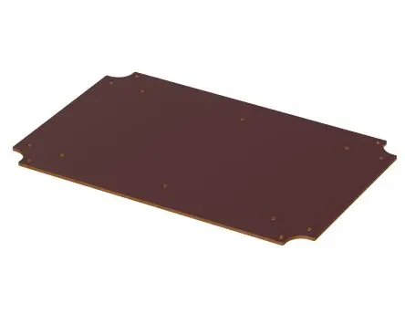 Produktfoto 1 von Bopla BoVersa; Universalgehäuse; Polycarbonat; Braun IP68, IP66 Breite 129.5 mm Höhe 2 mm Länge 199.5 mm