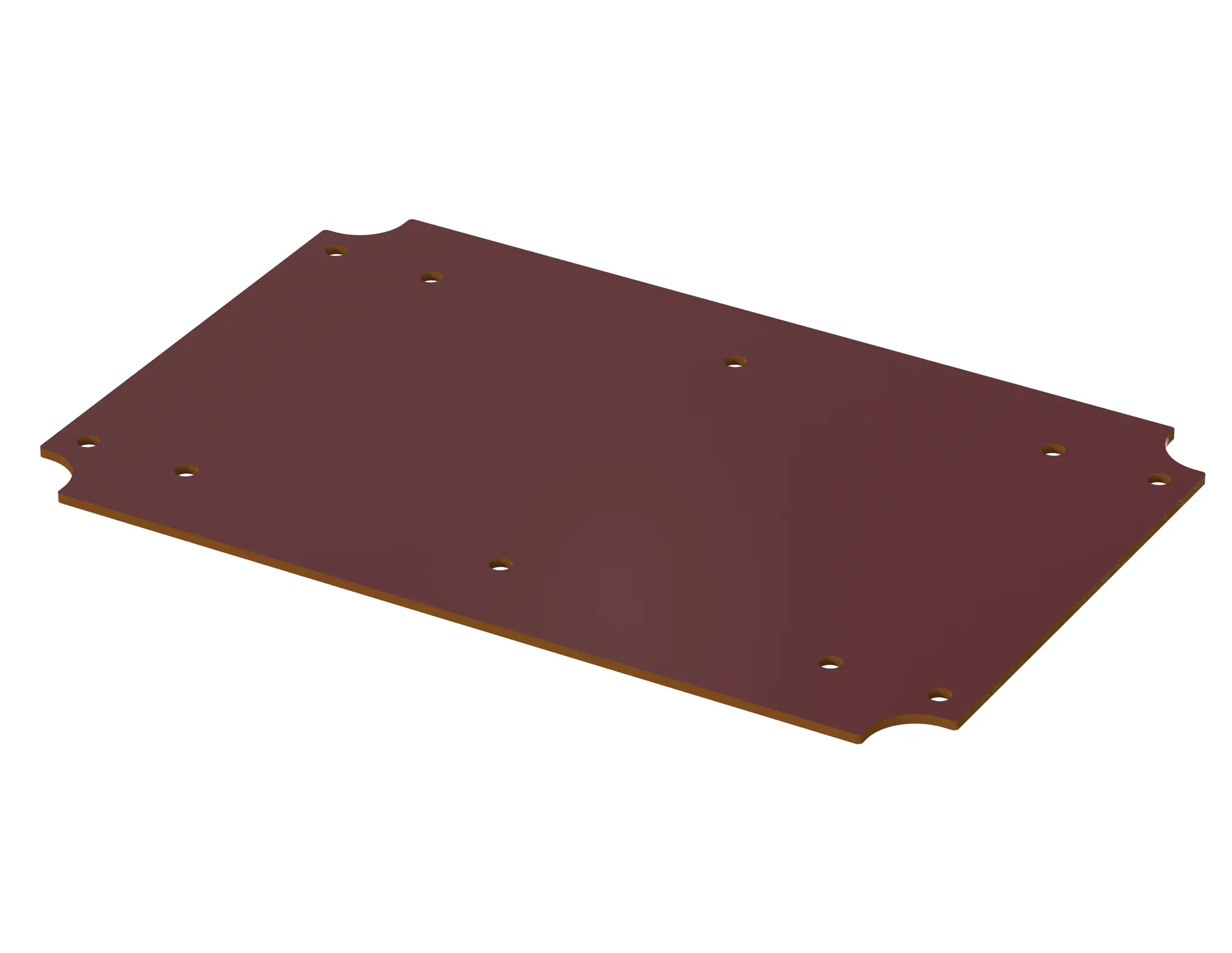 Produktfoto 1 von Bopla BoVersa; Universalgehäuse; Aluminium; Braun IP66, IP68 Breite 128.2 mm Höhe 2 mm Länge 198 mm