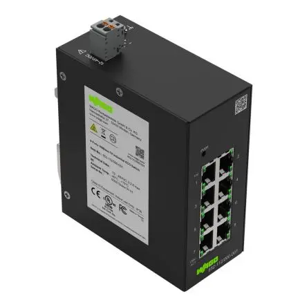 Produktfoto 1 von WAGO 852 Netzwerk Switch 8-Port Unmanaged 100Mbit/s