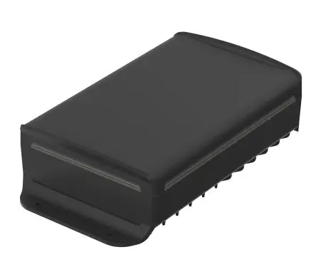 Produktfoto 1 von Bopla BoVersa; Universalgehäuse; Polycarbonat; Klar, Schwarz IP66, IP68 Breite 66.5 mm Höhe 140 mm Länge 258 mm