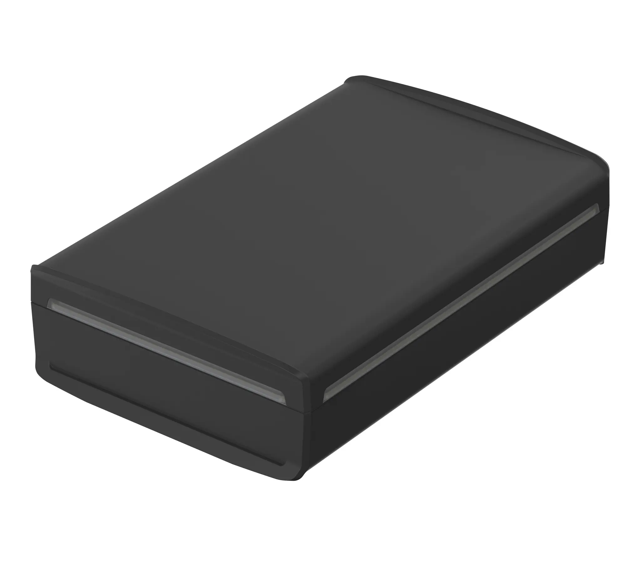 Produktfoto 1 von Bopla BoVersa; Universalgehäuse; Polycarbonat; Schwarz, Klar IP68, IP66 Breite 73 mm Höhe 185 mm Länge 287.1 mm