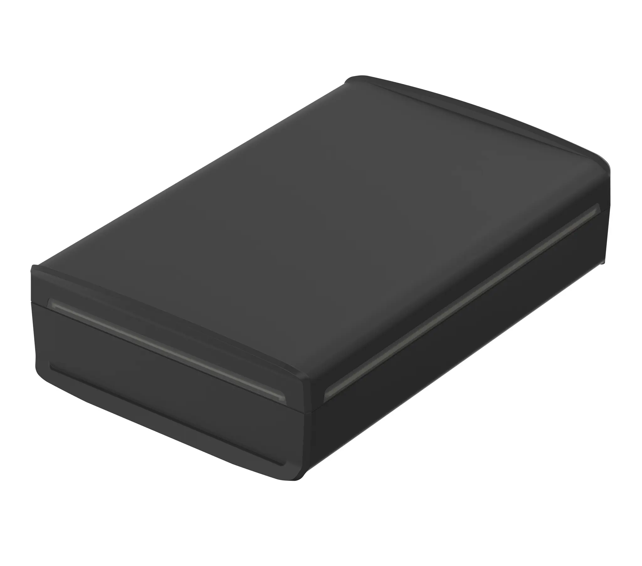Produktfoto 1 von Bopla BoVersa; Universalgehäuse; Polycarbonat; Schwarz, Klar IP66, IP68 Breite 73 mm Höhe 185 mm Länge 287.1 mm
