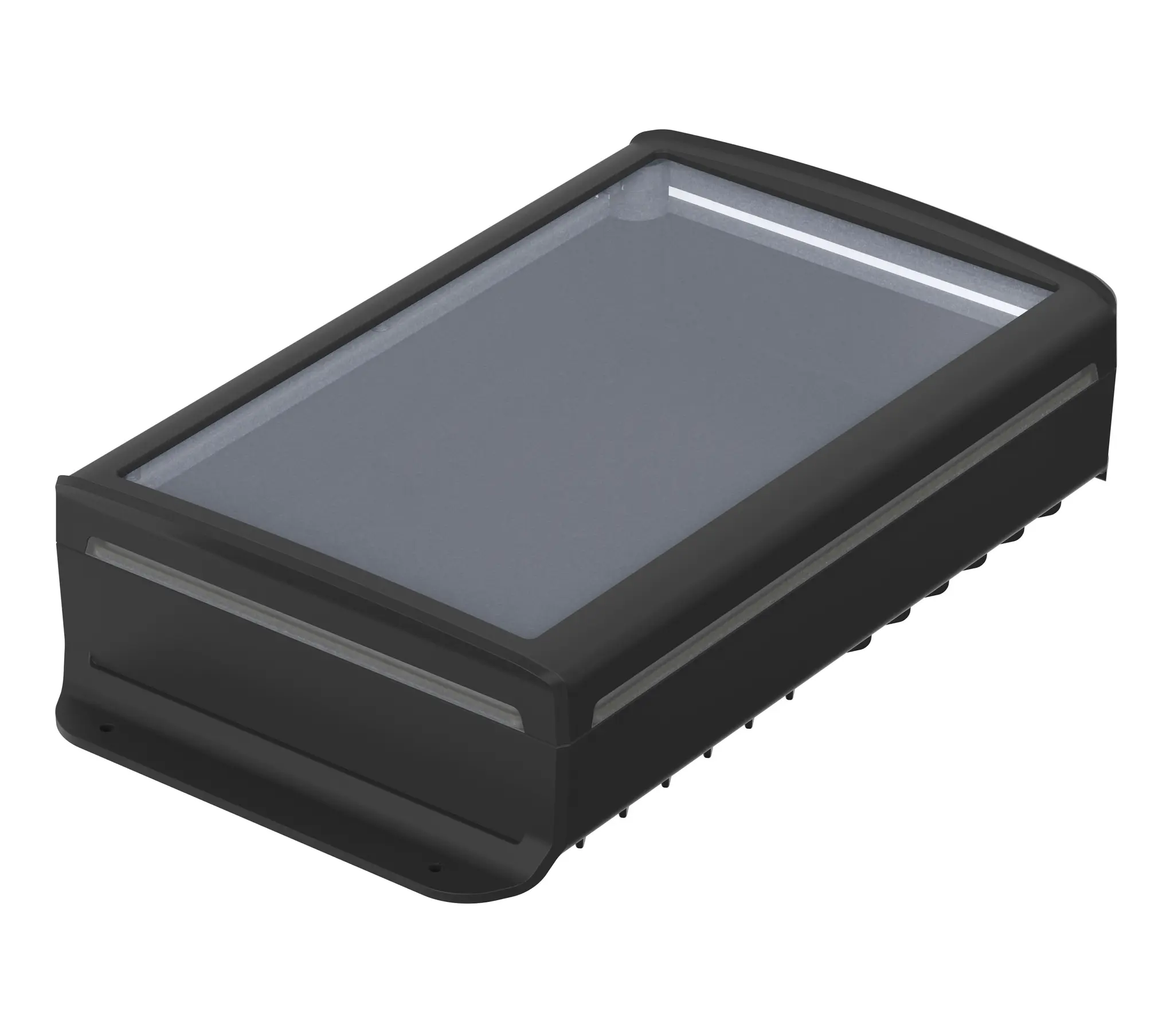Produktfoto 1 von Bopla BoVersa; Universalgehäuse; Polycarbonat; Schwarz, Klar IP68, IP66 Breite 76 mm Höhe 185 mm Länge 323 mm
