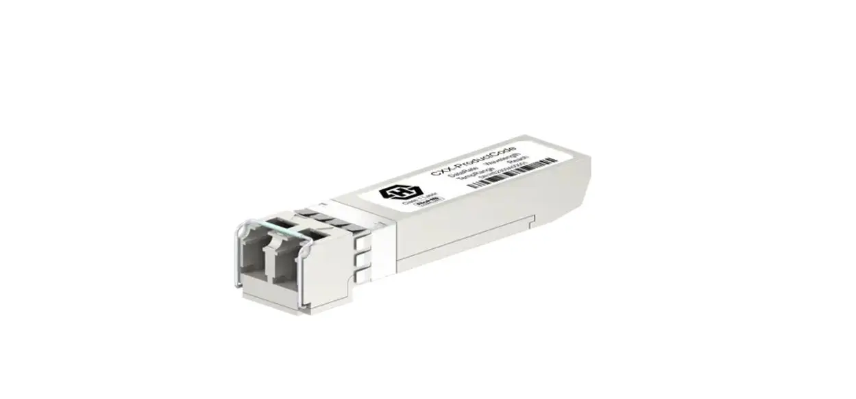 Produktfoto 1 von Huber+Suhner Transceiver, SFP, Voll-Duplex, Multimodus 11.3 Gbps, 10000Mbps