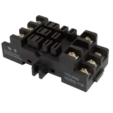 Produktfoto 1 von ATC Relaissockel zur Verwendung mit 405C, 409B 000-825-85-00, 8 -Kontakt, DIN-Hutschiene