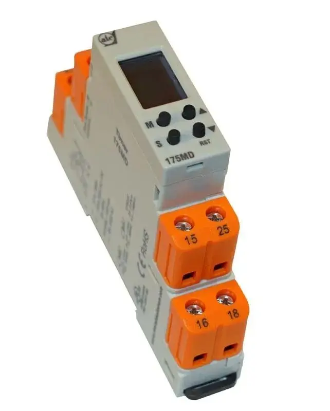 Produktfoto 1 von ATC 175MD Zeitrelais Multifunktion, DIN-Schienen, 0 s → 99.0 h, 20 → 240V ac/dc, 1 Kont. Multifunktion,
