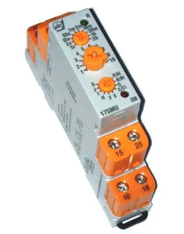 Produktfoto 1 von ATC 175MU Zeitrelais Multifunktion, DIN-Schienen, 0.3 s → 3h, 12 → 240 V ac/dc, 20 → 240 V ac/dc,