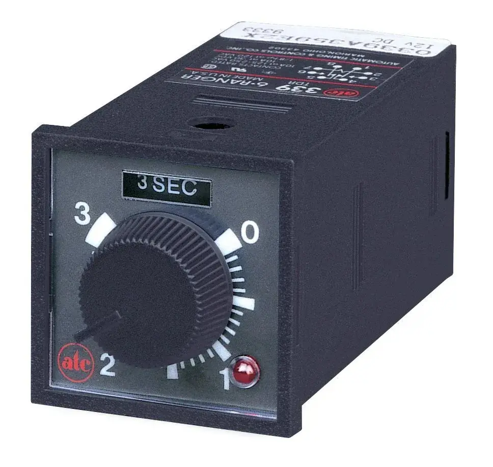 Produktfoto 1 von ATC 339B Zeitrelais, Oberfläche 240V ac, 0.3 s to 10 h, 2 Kont., 2-poliger Umschalter