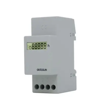 Produktfoto 1 von Grässlin taxxo 9403 Stundenzähler Vorwärts Zähler LCD Keine Rückstellung 7-stellig 240V ac