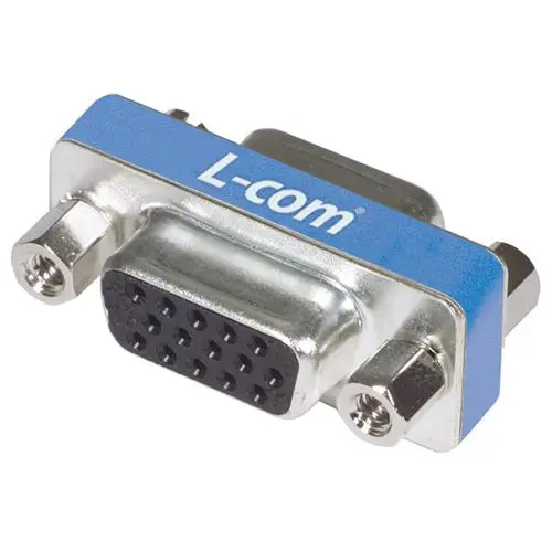 Produktfoto 1 von L-Com Sub-D Adapter 15-Wege D-Sub Buchse D-Sub 15-polig Buchse