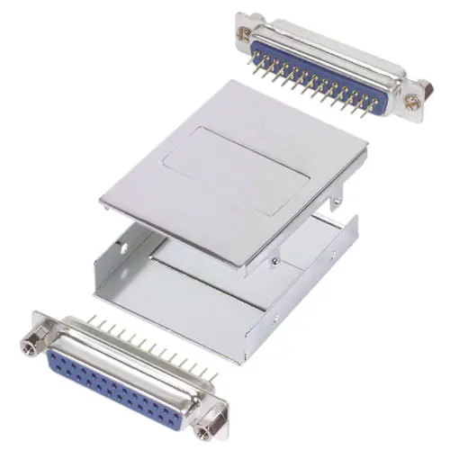 Produktfoto 1 von L-Com DIYKS Adapterkit für Sub-D Steckverbinder, 25 Kontakte, Buchse, Grau