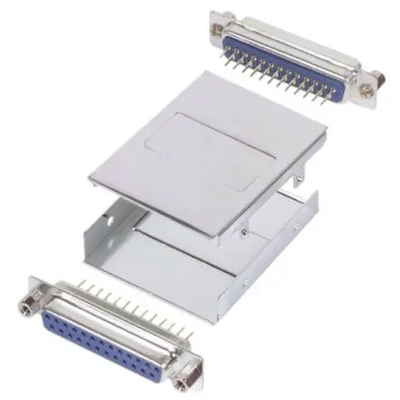 Produktfoto 1 von L-Com DIYKS Adapterkit für Sub-D Steckverbinder, 25 Kontakte, Buchse, Grau