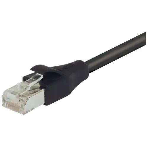 Produktfoto 1 von L-Com TRD Kat. 6 Cat.6 Netzwerkkabel, 5 ft, Schwarz, A Gerade Stecker, B RJ45 Stecker Abgeschirmt, Polyvinylchlorid