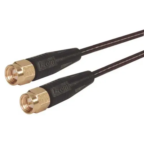 Produktfoto 1 von L-Com CC174 Koaxialkabel Stecker, 50 Ω Stecker, 4 ft, Gerade / SMA, Schwarz
