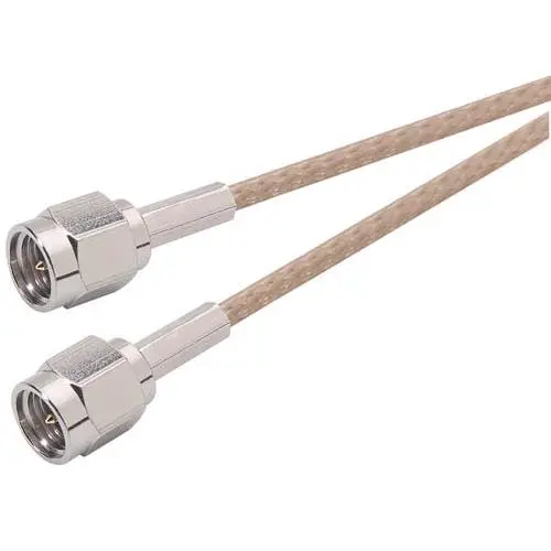 Produktfoto 1 von L-Com CCS316 Koaxialkabel Stecker, 50 Ω Stecker, 1 ft, Gerade / SMA, Braun