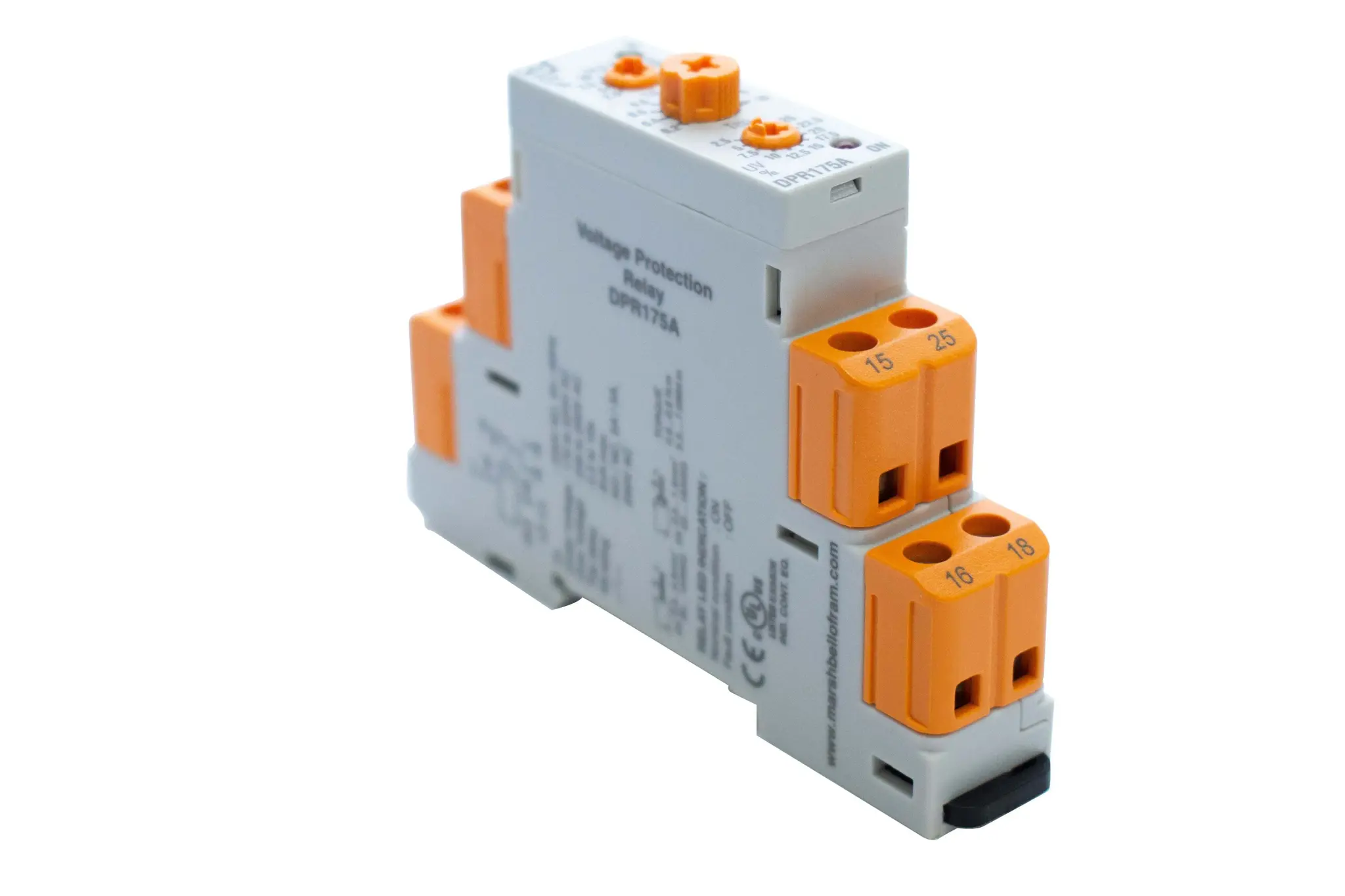 Produktfoto 1 von ATC Überwachungsrelais, für Phase, Spannung 236 → 290V ac 3-phasig, 1-poliger Wechsler Überspannung,