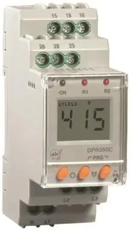 Produktfoto 1 von ATC Überwachungsrelais, für Frequenz, Phase, Spannung 300 → 600V ac 2-phasig, 1-poliger Wechsler Frequenz,