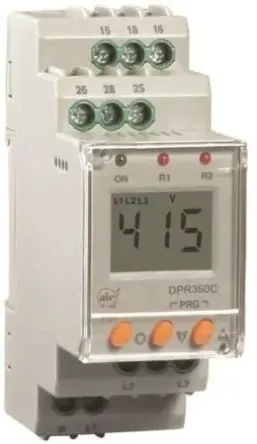Produktfoto 1 von ATC DPR-350C Überwachungsrelais 2-phasig, 1-poliger Umschalter DIN-Hutschiene