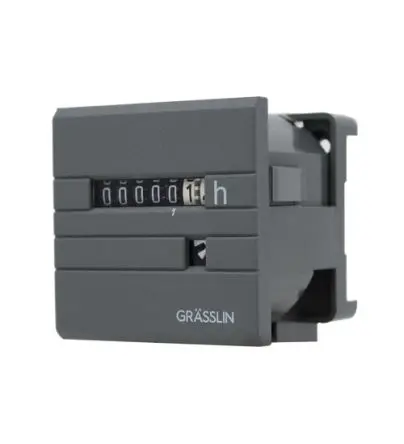 Produktfoto 1 von Grässlin Taxxo 100 Stundenzähler Vorwärts Zähler Analog Keine Rückstellung 6-stellig 230V ac