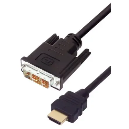Produktfoto 1 von L-Com HD-DVI HDMI-Kabel A HDMI Stecker B DVI Stecker, 3 m