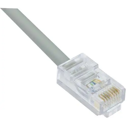 Produktfoto 1 von L-Com TRD Cat5e Cat.5e Netzwerkkabel, 3.05 m, Grau, A Gerade Stecker, B RJ45 Stecker, Polyvinylchlorid Ungeschirmt