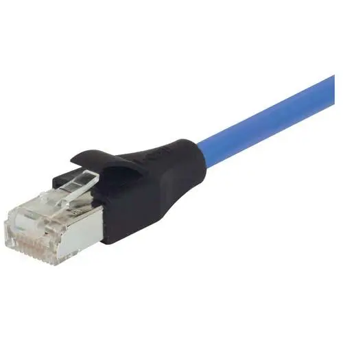 Produktfoto 1 von L-Com TRD Kat. 6 Cat.5e Netzwerkkabel, 20 ft, Blau, A Gerade Stecker, B RJ45 Stecker, Raucharm halogenfrei Abgeschirmt
