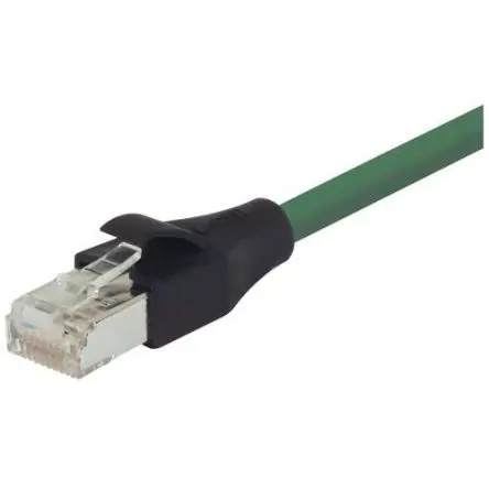 Produktfoto 1 von L-Com TRD Cat5e Cat.5e Netzwerkkabel, 12.19 m, Grün, A Gerade Stecker, B RJ45 Stecker, Polyvinylchlorid Abgeschirmt