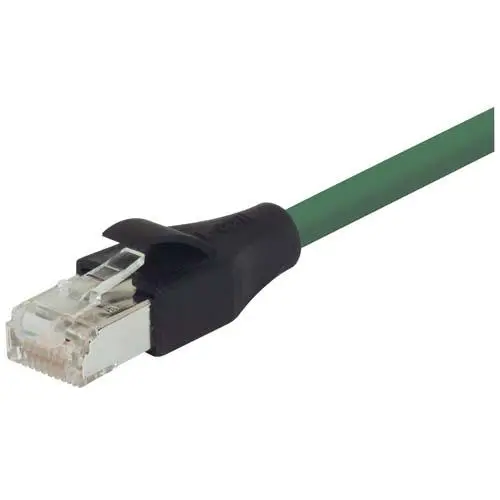 Produktfoto 1 von L-Com TRD Cat5e Cat.5e Netzwerkkabel, 12.19 m, Grün, A Gerade Stecker, B RJ45 Stecker, Polyvinylchlorid Abgeschirmt