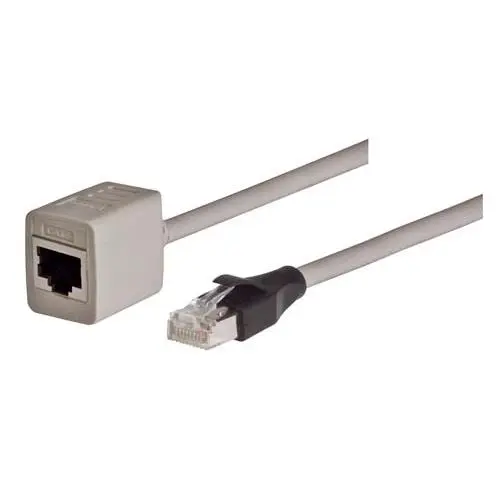 Produktfoto 1 von L-Com TRD Cat5e Cat.5e Netzwerkkabel, 3 ft, Grau, A Gerade Stecker, B RJ45 Buchse, Polyvinylchlorid Abgeschirmt