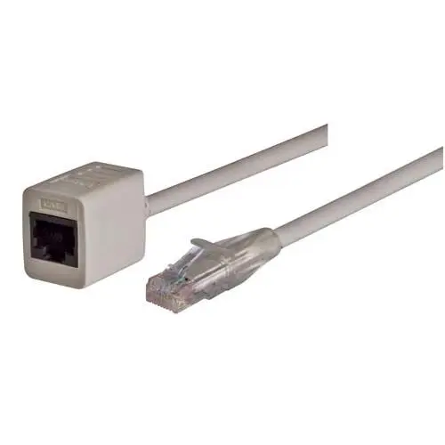 Produktfoto 1 von L-Com TRD Kat. 6 Cat.6 Netzwerkkabel, 3 m, Grau, A Gerade Stecker, B RJ45 Buchse Ungeschirmt, Polyvinylchlorid