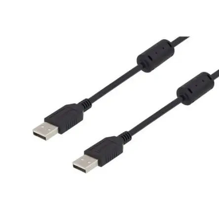Produktfoto 1 von L-Com Stecker U2A00001 USB-Kabel, USB Typ A Stecker / USB Typ A, 5 m USB 2.0 Schwarz