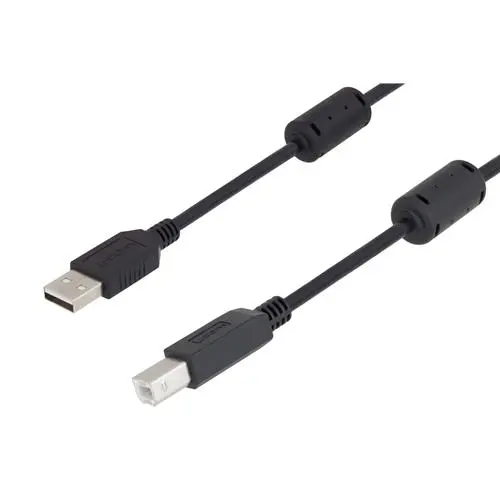 Produktfoto 1 von L-Com USB-Kabel, USBA / USB B, 500mm USB 2.0