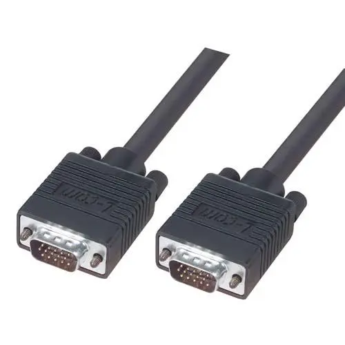 Produktfoto 1 von L-Com CGSVGAMM VGA-Kabel A D-Sub, 15-polig / Stecker / Stecker Polyvinylchlorid Schwarz