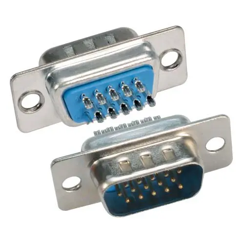 Produktfoto 1 von L-Com SDH D-Sub-Steckverbinder 1 Gerade, 15-polig 2.3 mm Raster, Schraubanschlussklemme Stecker, mit Abdrückschraube