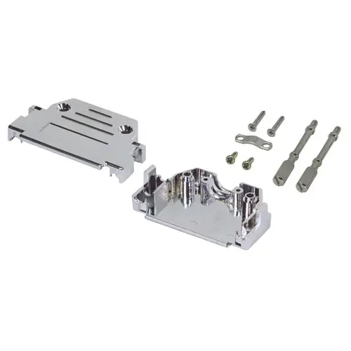 Produktfoto 1 von L-Com SDR Haube für Sub-D Steckverbinder, 25 Kontakte, Stecker/Buchse, Silber