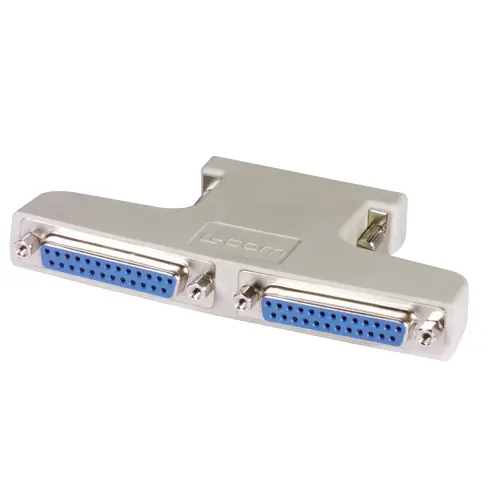 Produktfoto 1 von L-Com Sub-D Adapter 9-Wege D-Sub Stecker Stecker Buchse Buchse