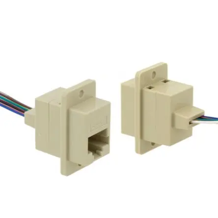 Produktfoto 1 von L-Com ECJ RJ-Steckverbinder, RJ45 Typ Modularer Steckverbinder, L. 254 mm, Anschlüsse 1 Port