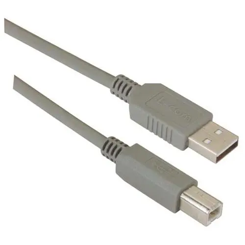 Produktfoto 1 von L-Com USB-Kabel, USB / USB B, 800mm USB 2.0
