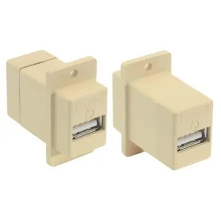 Produktfoto 1 von L-Com, Gerade ECF504-UAA USB-Steckverbinder Stecker USB Typ A 1, Panel USB 2.0